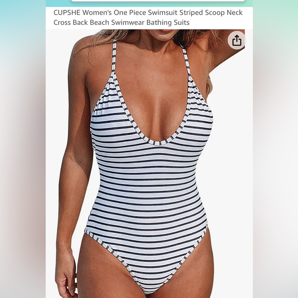 Cupshe cross back swimsuit